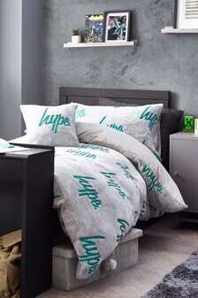 Grey Hype. at Next Colour Changing Fleece Duvet Cover and Pillowcase Set (M20595) | €40 - €49