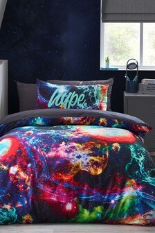 Multi Hype. at Next Insane Space Reversible Duvet Cover and Pillowcase Set