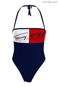True Tommy Blue Bandeau Swimsuit (M20852) | ₪ 396