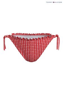 Tommy Hilfiger Red Gingham Cheeky Bikini Bottom (M20861) | ₪ 196