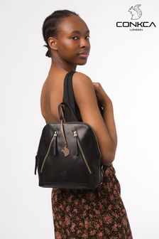 Conkca Zoe Leather Backpack