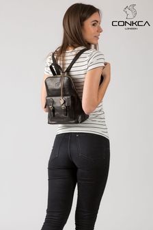 Черный - Кожаный рюкзак Conkca Kendal (M21112) | €91