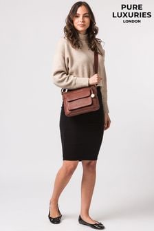 Pure Luxuries London Tindall Leather Shoulder Bag (M21146) | $84