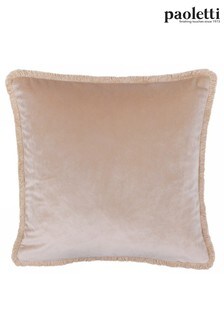 Riva Paoletti Blush Pink Freya Velvet Polyester Filled Cushion (M21430) | $21