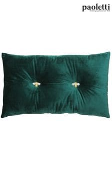 Riva Paoletti Emerald Green Bumble Cushion (M21473) | $20
