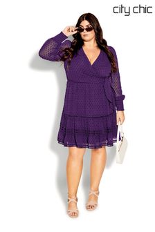 City Chic Purple Ariana Dress (M22780) | 81 €