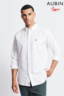 Белый - Оксфордская рубашка на пуговицах Aubin Aldridge (M22987) | €105