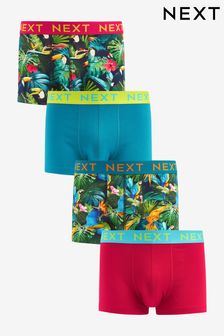 Toucan Pattern Hipster Boxers 4 Pack (M23301) | $39