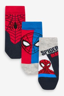 Spider-Man, Rot/Blau - Socken mit hohem Baumwollanteil, 3er-Pack (M23497) | 9 € - 12 €