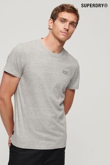 Superdry Grey Vintage Logo Embossed T-Shirt (M23860) | €14