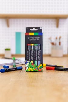 Spectrum Noir Set of 4 Yellow Water-Soluable Brights Acrylic Paint Marker Pens (M23888) | 15 €