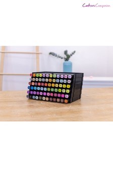 Spectrum Noir Stifttabletts aus Kunststoff für 72 Stifte, Schwarz, 6er-Set (M23895) | 24 €