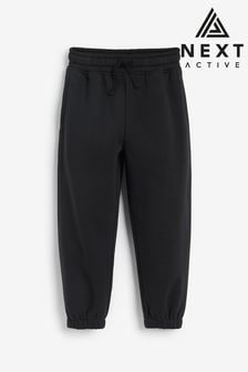Black Relaxed Fit Joggers (3-16yrs) (M24219) | OMR4 - OMR6