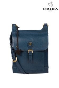 Синий Snorkel - Кожаная сумка с длинным ремешком Conkca Sasha (M25594) | €67