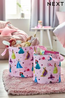 Set of 2 Disney Princess Cinderella, Belle & Jasmine Storage Basket (M26155) | 41 €