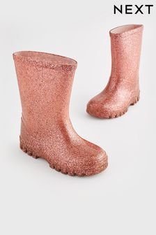 Rose Gold Pink Glitter Wellies (M26966) | 5,720 Ft - 6,760 Ft