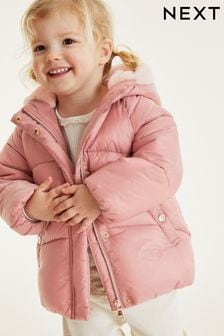 Pink Shower Resistant Padded Coat (3mths-7yrs) (M27757) | ₪ 101 - ₪ 116