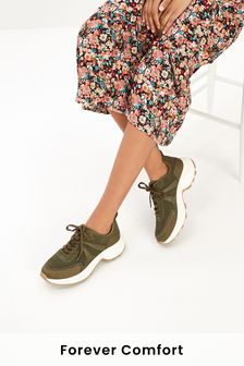 Khaki Green Forever Comfort® Chunky Side Detail Trainers (M28882) | 1,246 UAH