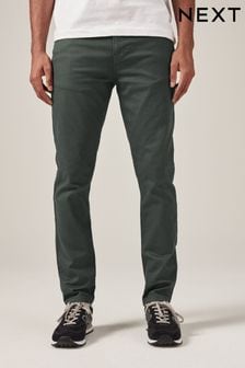 Tmavosivo-sivá - Skinny - Strečové džínsy príjemné na dotyk (M28915) | €24