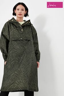 Joules Green Daleswell Packable Poncho (M29195) | $99