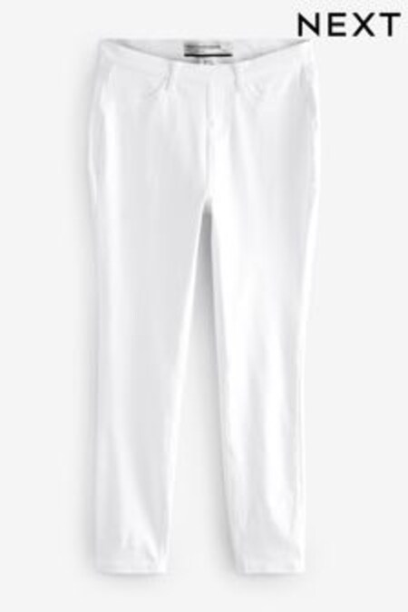 Blanc - Legging en jean en jersey (M31943) | €19