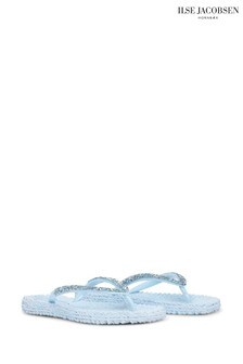 נעלי אצבע של Ilse Jacobsen Hornbaek בצבע Bluebell עם נצנצים (M32880) | ‏154 ₪