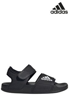 adidas Black Adilette Kids Sandals (M33386) | $34