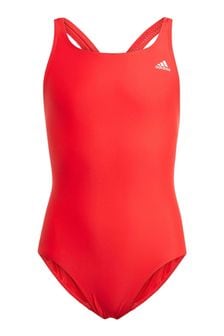 adidas Red Small Logo Swimsuit (M33410) | €18.50