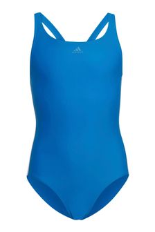 adidas Blue Athly V 3-Stripes Swimsuit (M33411) | AED119