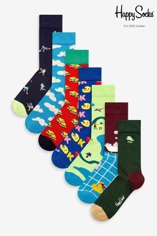 Happy Socks 7 Day 7 Pack Gift Set (M33451) | CA$149
