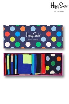 Happy Socks Black New Classic 4 Pack Gift Set (M33453) | €21