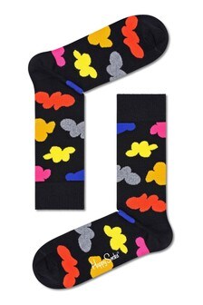 Happy Socks Black Cloudy Socks (M33480) | €6.50
