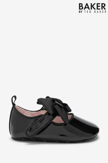 حذاء ماري جين أسود لامع من Baker by Ted Baker (M33614) | 9 ر.ع