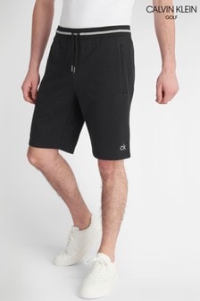 Negru - Pantaloni scurți flaușați Calvin Klein Golf (M34000) | 234 LEI