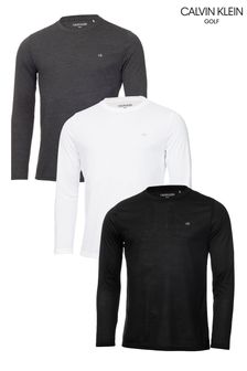 Calvin Klein Golf Assorted Long Sleeve T-Shirts 3 Pack