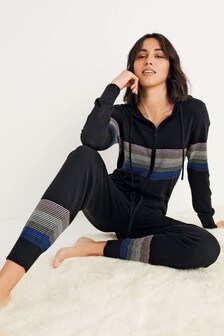 Relaxed Lounge Knitted Jumpsuit