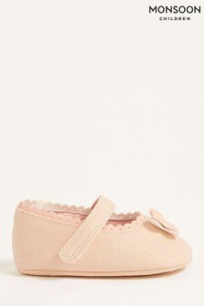 Monsoon Pink Shimmer Butterfly Booties (M34170) | KRW21,300