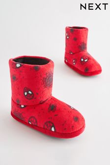 Spider-Man Red Warm Lined Slipper Boots (M34235) | €8.50 - €10.50