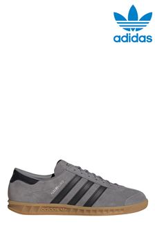 adidas Originals Grey/Black Hamburg Trainers (M34666) | ₪ 373