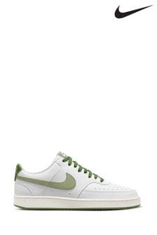 Nike Green/White Court Vision Low Trainers (M34688) | €83