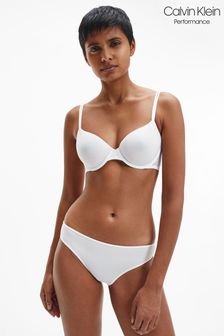 Calvin Klein White Sheer Marquisette Lightly Lined Demi Bra (M35232) | ₪ 205