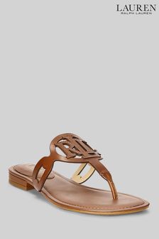 Lauren Ralph Lauren Audrie Leather Logo Sandals (M35488) | 114 €