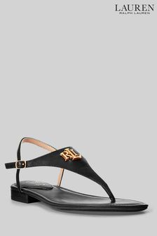 Lauren Ralph Lauren Ellington Leather Logo Sandals (M35495) | 38 €