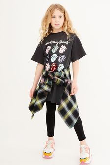 Charcoal Grey Rolling Stones Sequin Tongues License T-Shirt (3-16yrs) (M35596) | €20 - €26