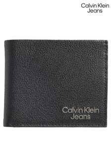Calvin Klein Black Micro Pebble Bi-Fold Wallet (M36214) | AED311