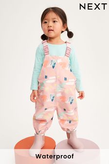  (M36879) | HK$192 - HK$227 粉色 - 防水印花吊帶褲 (9個月至7歲)