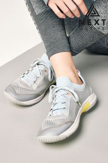 Grey & Lime Next Active Sports V254W Running Trainers (M36925) | kr900