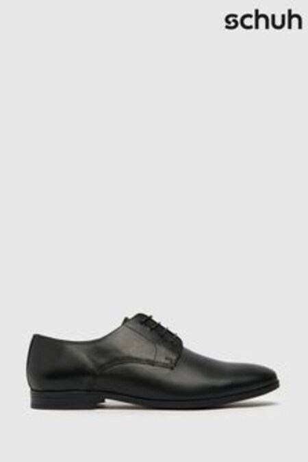 Pantofi Derby Schuh Ramon negri din piele (M37616) | 334 LEI