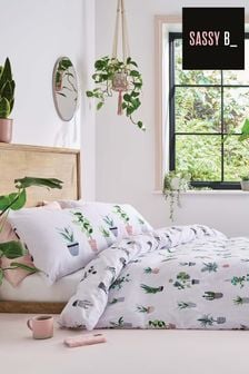 Sassy B Green Plant Babe Duvet Cover and Pillowcase Set (M38145) | €22 - €35