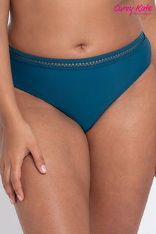 Bas de bikini Curvy Kate bleu sarcelle de première classe (M38327) | €13